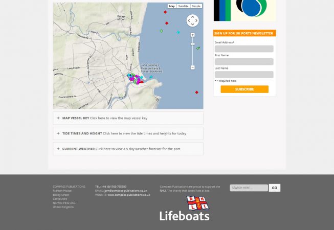 UK Ports Directory Port Movements