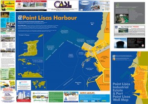 Point Lisas Harbour Wall Map